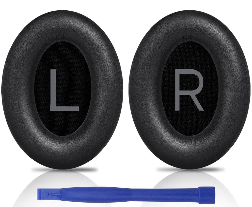 SOULWIT Ear Pads for Bose (QC45/QC SE/QC Wireless) Headsets - Black