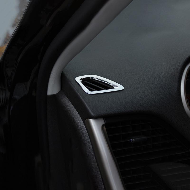 Pro Jeep Cherokee KL 2014 2015 2016 2017 2018 2019 2020 2024 ABS plastová palubní deska Auto Orámování výdechu ventilace Krycí nálepky