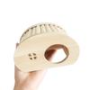 Smooth Hamster Hideaway Wooden Hamster House with Hiding Hole Small Pet Castle Arch Bridge for Dwarf Mice Gerbils Small Pets New