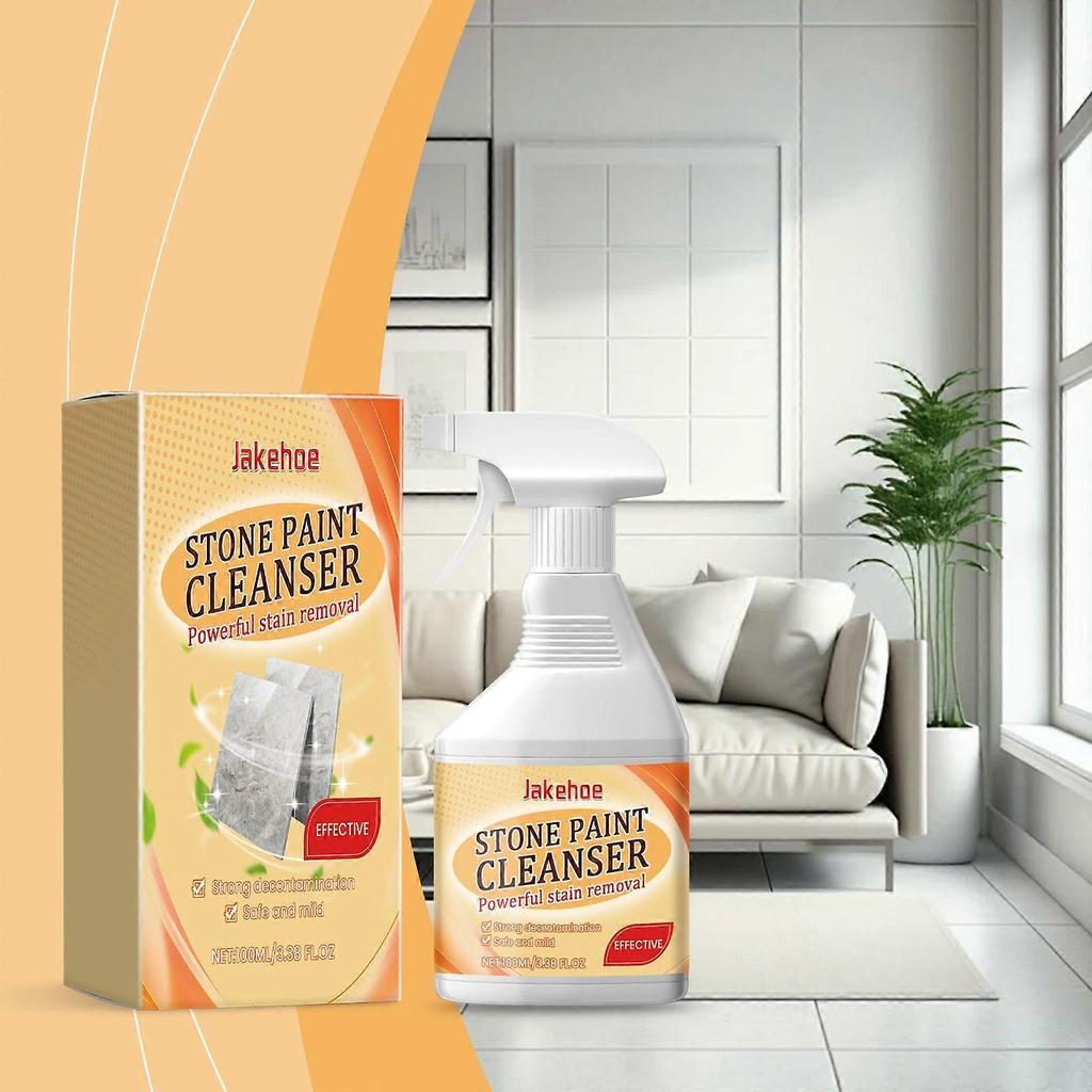 Limited time!!Jakehoe Real Stone Paint Cleaner For Home Living Room And Bedroom Cleaning, Stain Polishing, Maintenance And Renovation