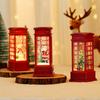 Christmas luminous candle light creative small wind light night light ornament Christmas children's gift window decoration