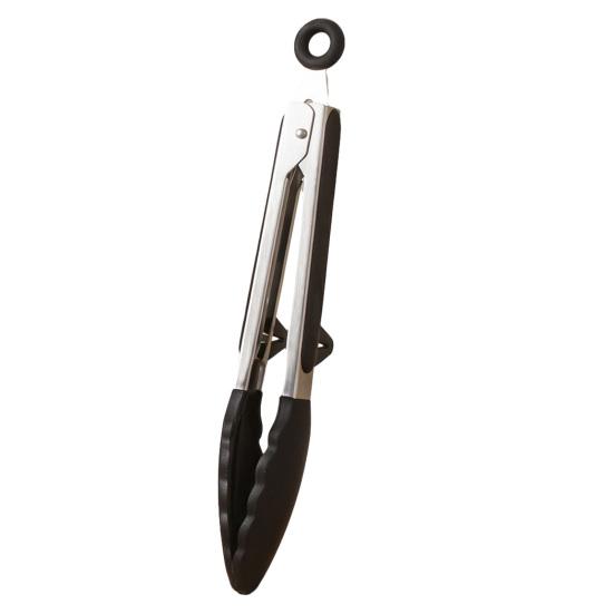Kitchen Tongs for Cooking And BBQ, Heat-Resistant 9 Inch Food Tongs with Silicone Tips, Non-Stick Dishwasher Safe Kitchen Tools