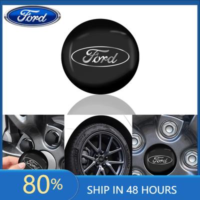Autoaufkleber Ford 2025 Heiß 4 Stück Auto Radnabenkappe Metall Emblem Aufkleber Für Ford Focus 2 MK2 3 4 MK3 4 ST Mondeo Festiva Fusion S
