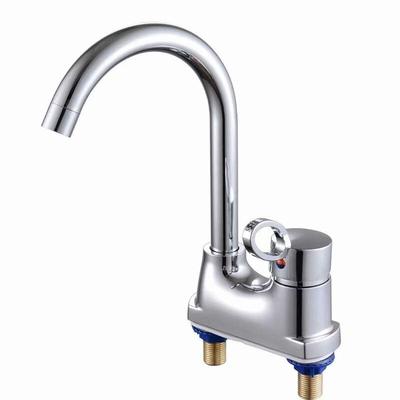 HUANGCHAO YYY Brass Hot & Cold Bathroom Basin Faucet