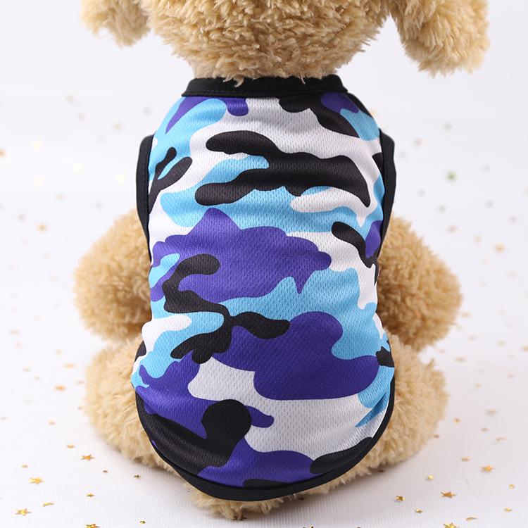 Pet Dog Clothing Clothes For Small Dog Cute Camouflage Vest Pet Puppy TShirt Dogs Coat Jacket Puppy Costume Apparel Chihuahua