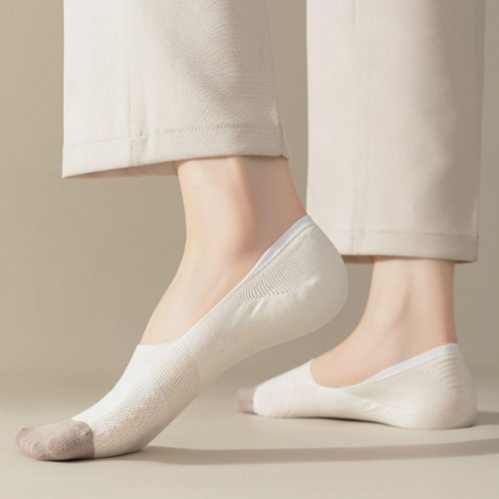 7Pairs Low Cut Short Invisible Socks Non-slip Summer Socks Women Mesh Boat Socks  Sports