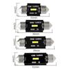 Super Lyse Festoon Csp LED Pærer Loftlys Læselamper Læse Loftslamper Hvid 31Mm/36Mm/39Mm/41Mm