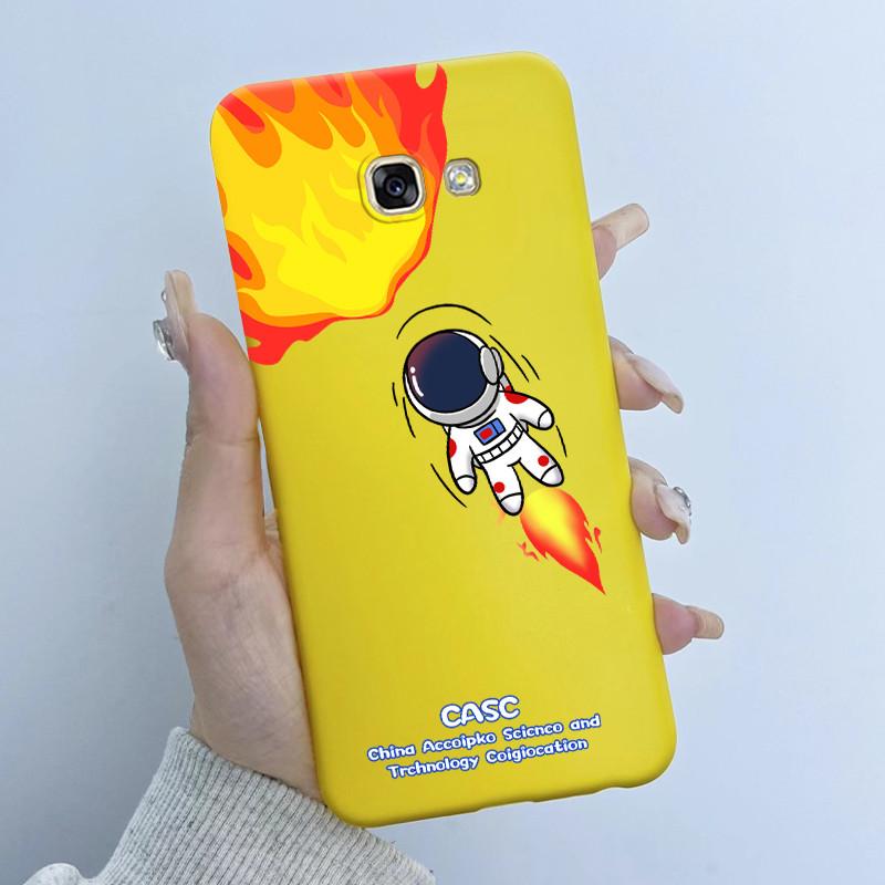 For Samsung Galaxy A5 2016 A7 2017 Phone Case Flower Girls Design Soft Silicone TPU Back Housing for SM-A510F A520F A720F Covers