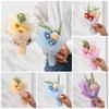 Finished Crochet Flower Bouquet Artificial Flower Room Decoration Handmade Knitted Flowers Bouquet Wedding Party Gifts