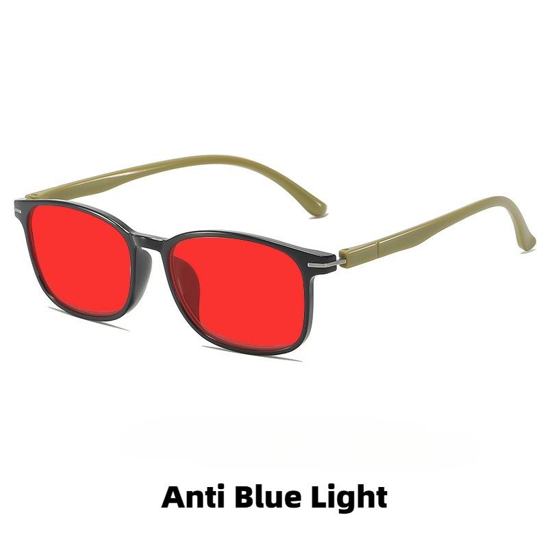 

Lightweight Comfortable Durable High Quality Stylish Low Light Visual Lenses Ultra-light Square-Frame Orange-Red