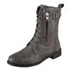 Mid High Boots For Women With Side Zippers Fashionable And Casual Round Toed Plus Size Over The Knee Boots for Women Wide Calf