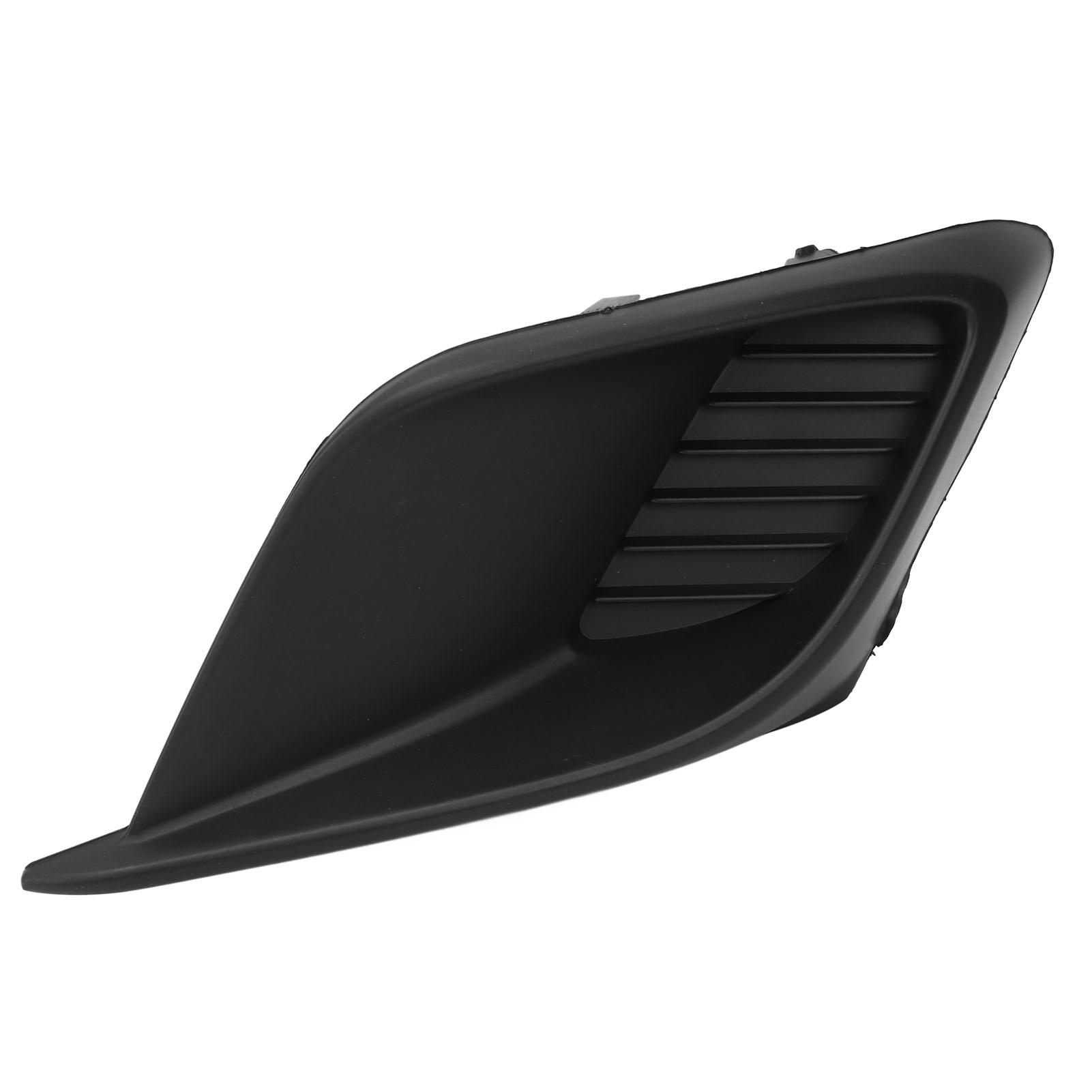 Cubierta de Luz Antiniebla Resistente a Rayones Reemplazo de Moldura de Lámpara Antiniebla para Parachoques Delantero Mazda 3 GS GT GX 2014 a 2016 Right black