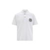SS23 Logo Bestickter Aufnäher Kurzarm Poloshirt Herren Poloshirts Weiß I10918A00002899UR002