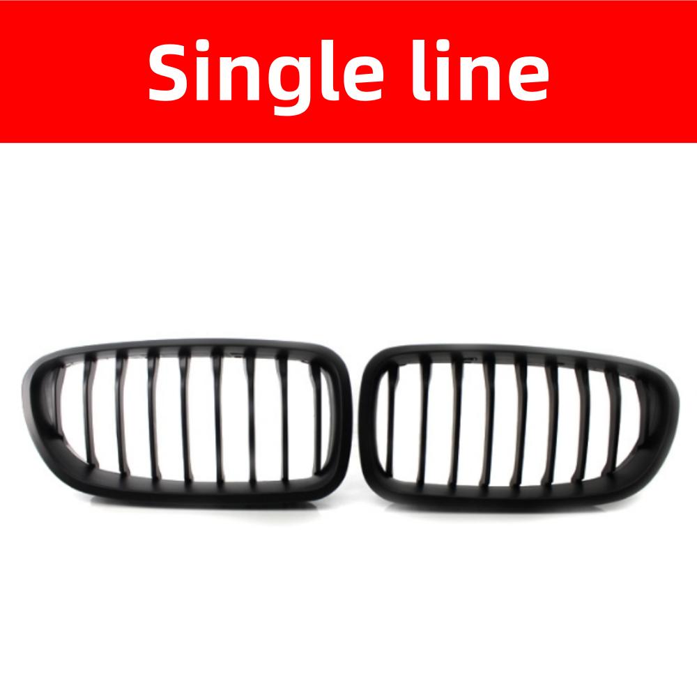 For BMW 5 Series F10 F18 2011-2016 car front bumper grille OE: 51137261355 51137261356 матовый черный