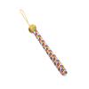 Kimono Pure Silk Kyo Odamaki [Stylish Iroha] Strap, Kumihimo, 100% Silk, Pattern, Hand-Browned (Golden Brown)