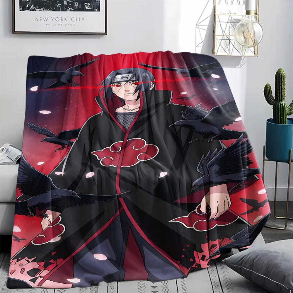 1Pc Cartoon Print Flannel Blanket, High Quality Comfortable for All Seasons, Home Decor, Warmth and Comfort, Perfect for Christmas Birthday Gift