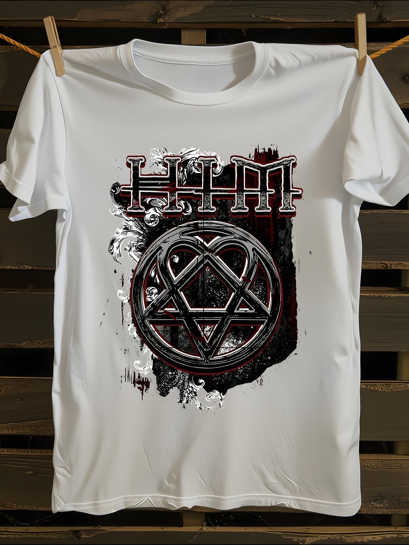 s HIM Heartagram Logo T-shirt S