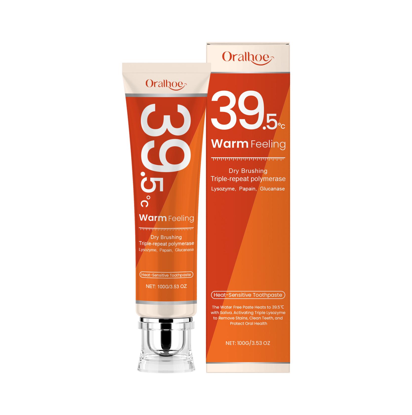 ORALHOE Gentle Care Toothpaste for Stain and Tartar Removal with Long-Lasting Fresh Scent