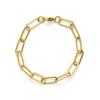 Bracciale - LUXENTER - Siazar - Acciaio ipoallergenico - Placcato oro 18K - 19 cm
