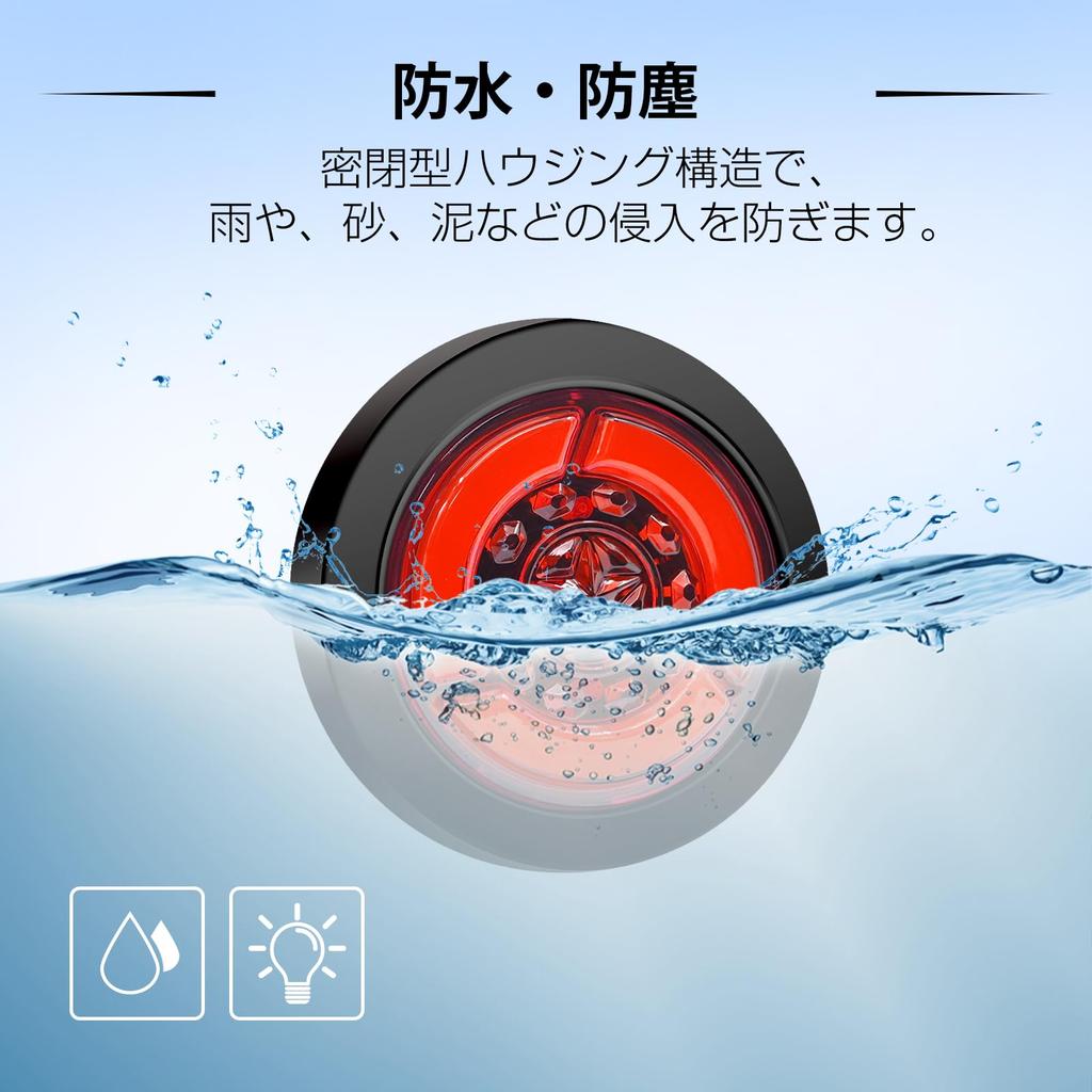 Aoling Truck Tail Lamp LED 24v Round Trailer Tail Light Round Tail Turn