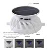USB Rechargeable Solar Fan with Detachable Accessories - Pressure-Sensitive Motor for Strong Wind Power