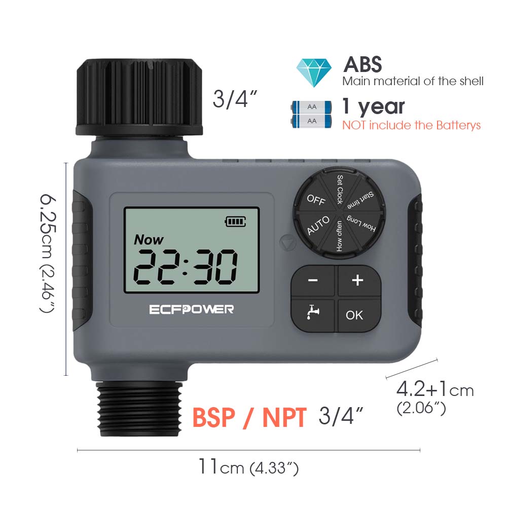 30-5m Small Medium Size Gardening Smart LCD Watering Timer Atomization Spray Kit Mist Cooling System Flexible Adjustable Nozzle