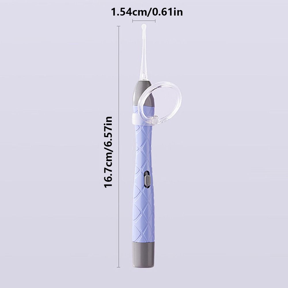 8X Magnifying Glass Luminous Ear Spoon 2 Soft Spoon USB Ear Cleaner LED Light Earpick Adults
