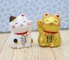 Yakushigama display set with fortune slip lucky charm Maneki-neko (beckoning cat) (24 pieces) (with sticker)