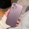 Luxury AG Matte Tempered Glass Case For iPhone 17 16 15 14 13 12 11 Pro Max Frosted Lens Protection Shockproof Soft Bumper Cover
