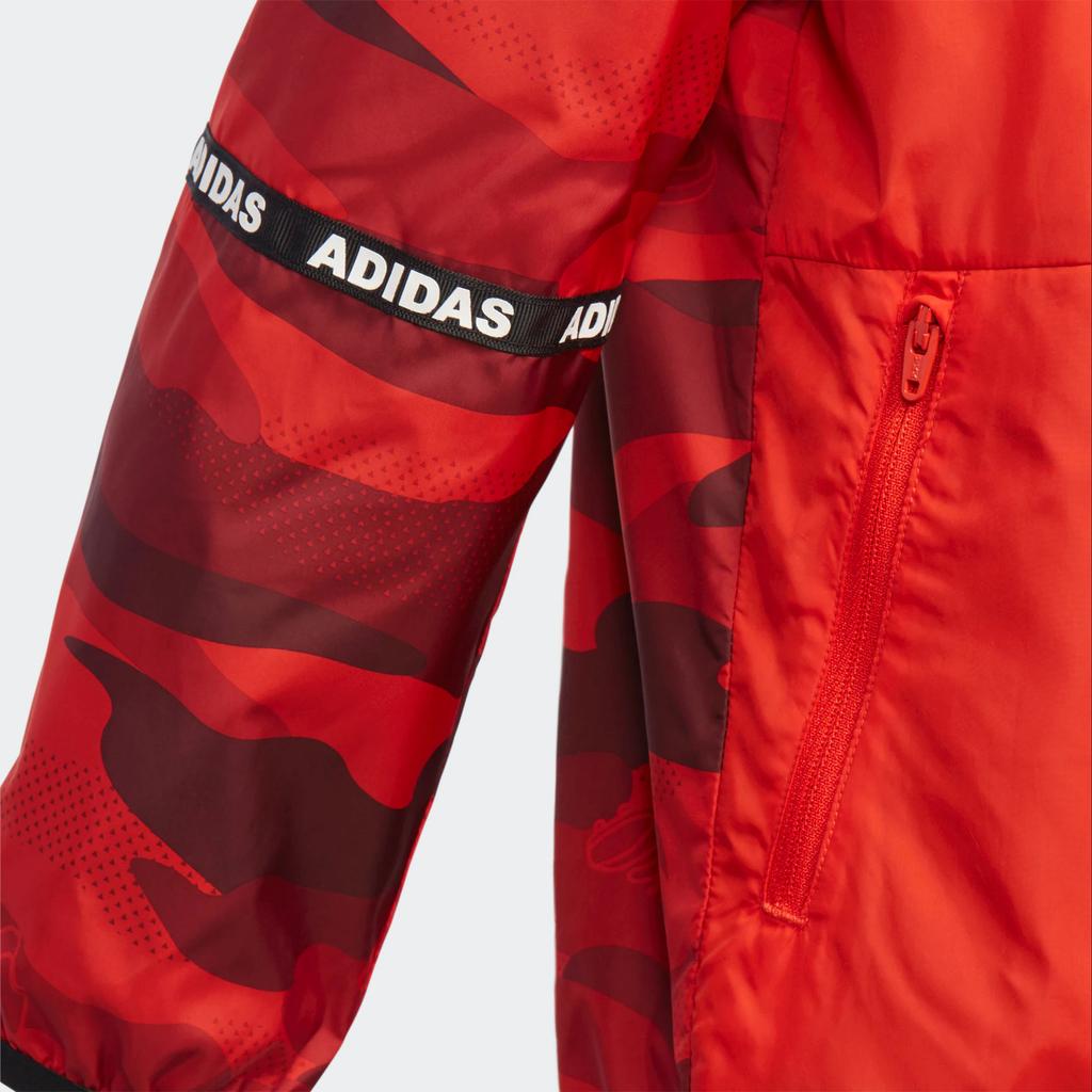 adidas Jackets & Coats Orange Red Children Aged 3 7 Years Old DW5919