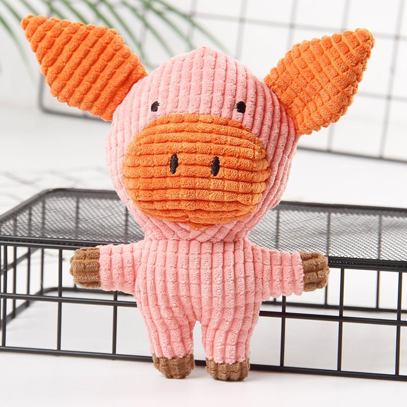 Pet Supplies: Cat and Dog Durable, Teething, Corn Fluff, Sound-sounding Companion Cartoon Plush Toys