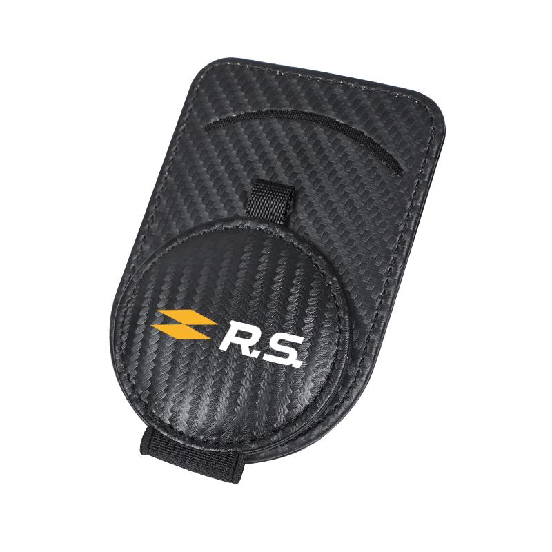 Magnetic Car Sunglasses Holder Sun Visor Glasses Clip For Renault ZOE QM6 Austral Kardian Rafale Kangoo Arkana Clio Kole Keyring Z888