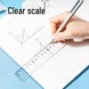 Transparent 20cm Easy-Read Ruler (Single Piece)
