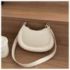 Fashionable Minimalist Crossbody Bag Street Style Pu New Moon Bag 2023 Autumn New Female Bag