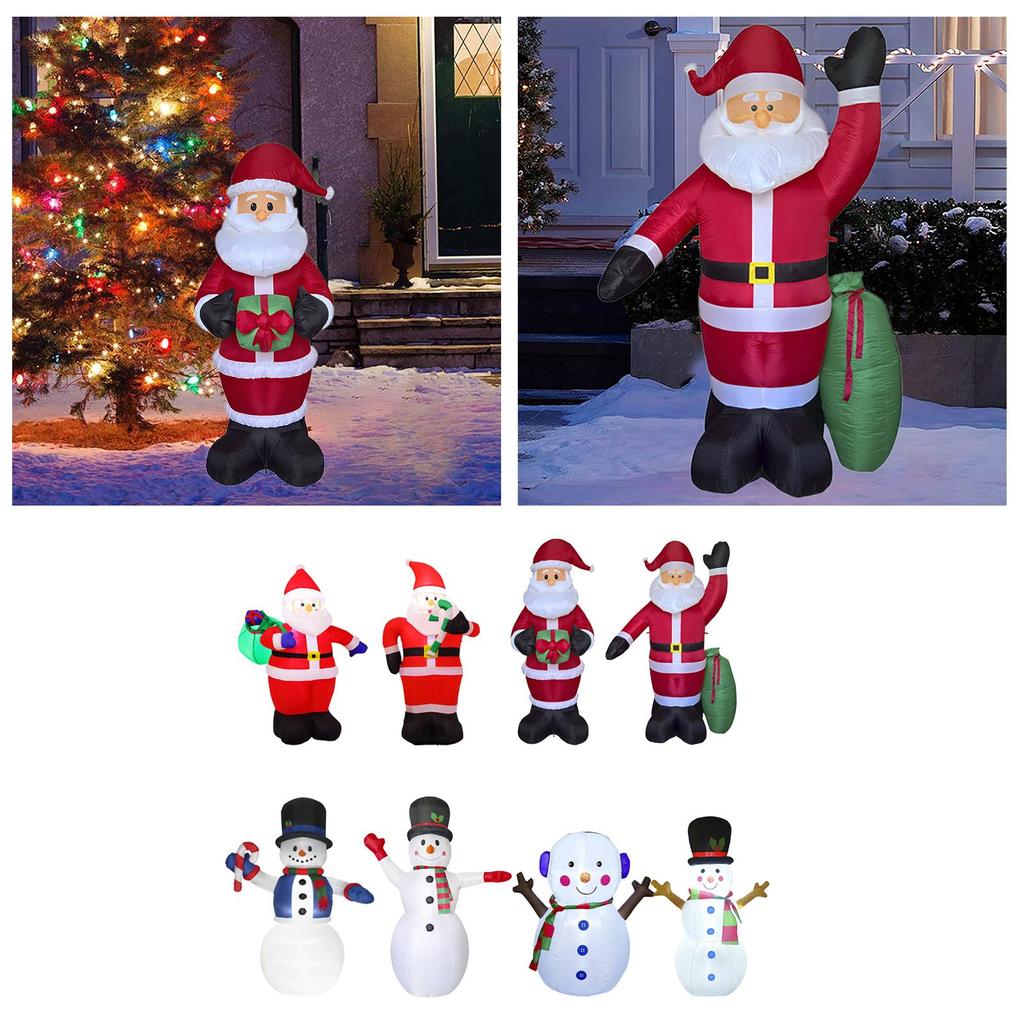 Christmas Inflatable Decoration Xmas Inflatable Decor for Yard Lawn Vacation