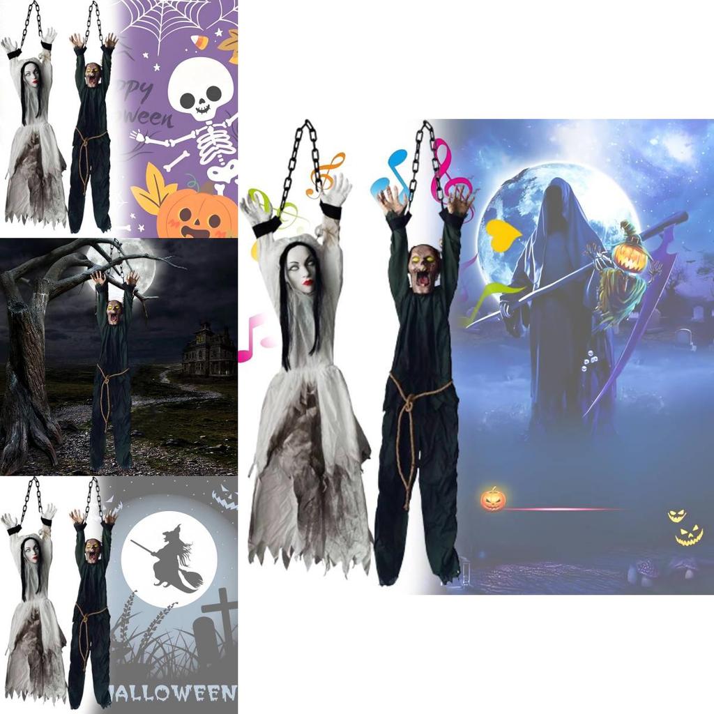 Toy Electric Halloween Decoration Bundle Hand Vibration Ghost Lifting Props