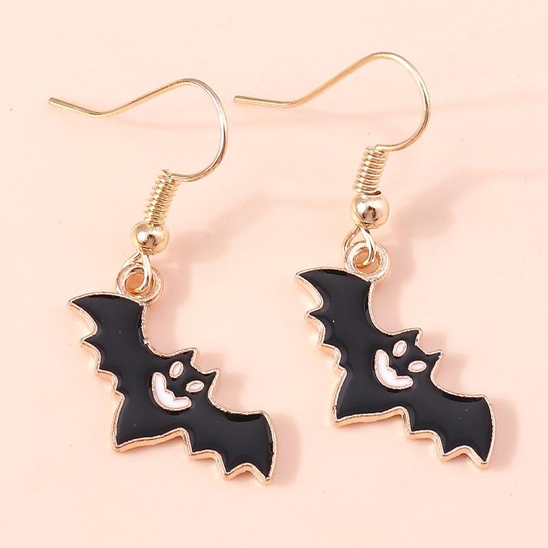 New Halloween Ghost Drop Earrings Women Girls Pumpkin Mummy Witch Bat Earrings Halloween Night Party Jewelry Gifts