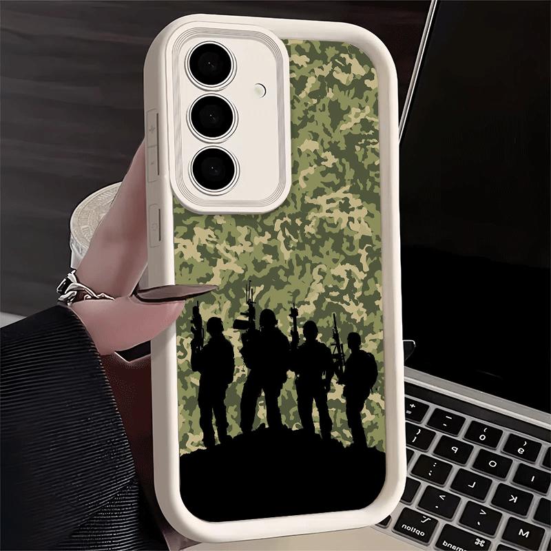 Phone Case for Samsung Galaxy A17 A16 A15 A14 A13 Camouflage Military Pattern A56 A36 A26 A55 A35 A25 A54 A34 A24 A53 A33 A23 A0