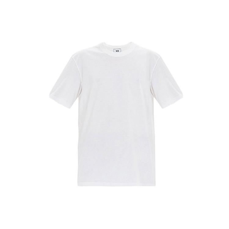 adidas Men s Y-3 Casual Round Neck Short Sleeve White FN3349 M