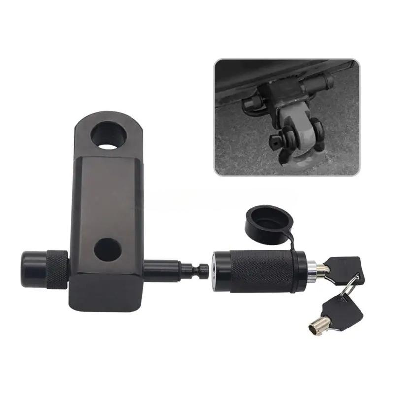 Hochleistungs-Anhängerkupplungsschloss mit 2 Schlüsseln, Diebstahlsicheres Anhängerkupplungs-Riegel-Schloss für Auto Wohnmobil, Langlebiges Abschleppsicherungsgerät