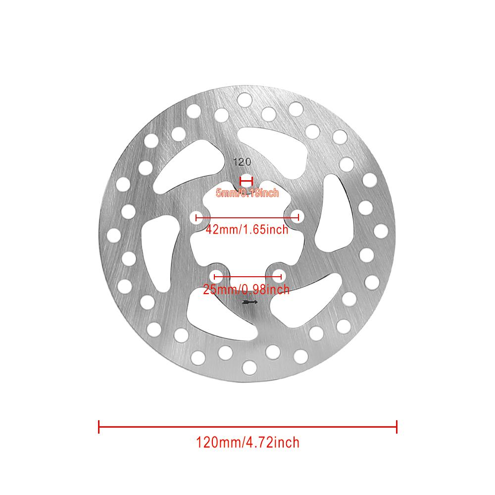 110MM 120MM 5 otvorů Brzdový kotouč Rotor Pro elektrickou koloběžku Xiaomi M365 1S Pro MI3 Brzdový kotouč Náhradní díly odolné proti opotřebení