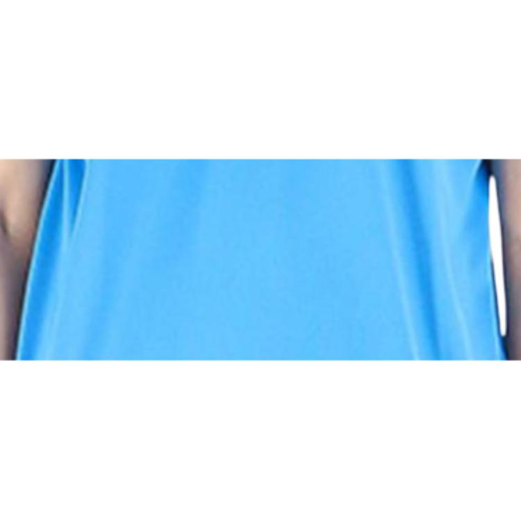 J.LINDEBERG Solid Color Short Sleeve Button Polo Shirt Men Tops Blue GMJT05558-O301