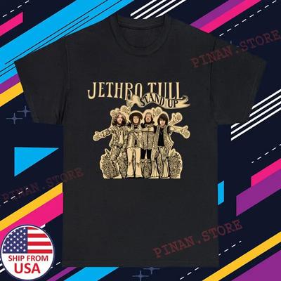 Jethro Tull Stand Up Unisexe Noir Taille S 5xl T-shirt