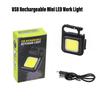 Compact Aluminum Alloy Flashlight Portable Keychain Light With Rechargeable Battery Super Bright Led Characters)