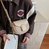 Retro messenger bag women's autumn and winter new trendy fashion saddle bag high-end simple shoulder bag