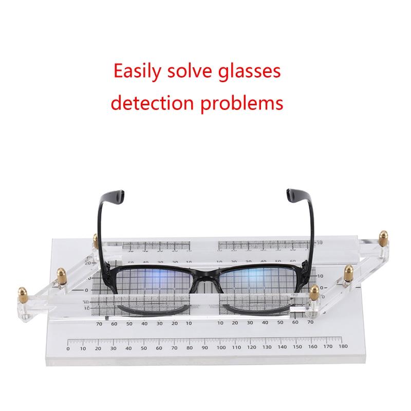 Compact Eyeglasses Parallelism Measuring Tool Frame Parallel Measuring Instrument ABS Material Pupil Distance/Height