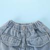 Montagut Girls' Denim Pleated Short Skirt