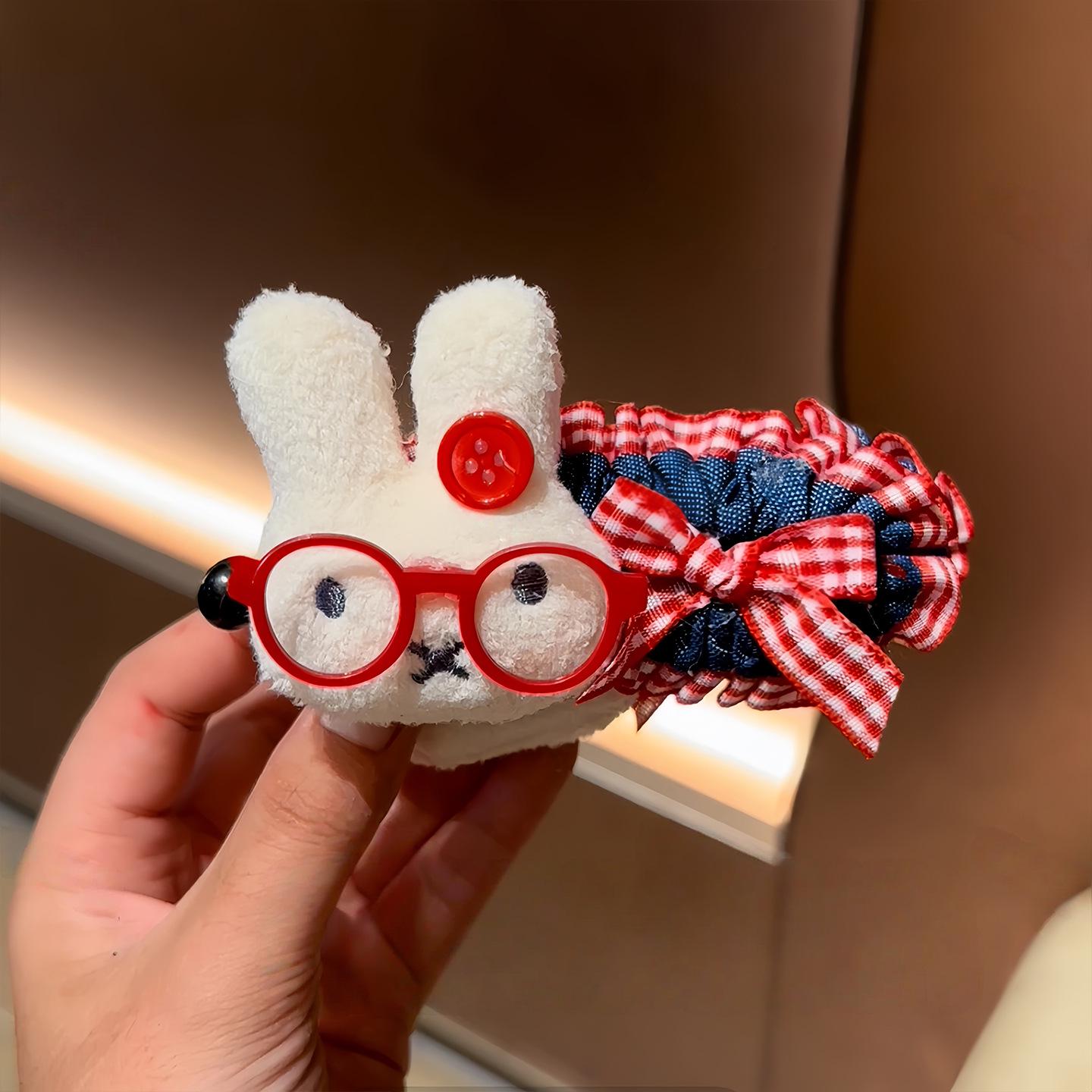 

Корейская милая заколка для волос в виде кролика Миффи: 2025 Новая заколка для волос «Хвост», «Банан», «Краб», «Кнопка» для женщин. темно-синий