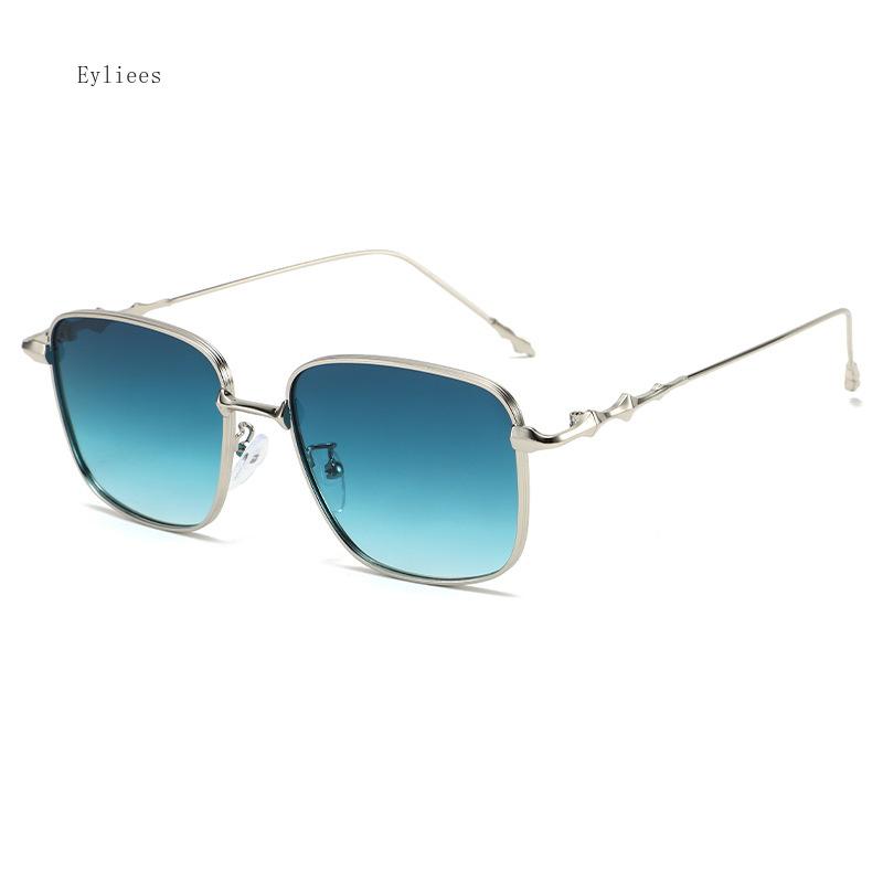 Metal Square Thin Frame Retro Sunglasses Women Men Fashion Sun Glasses Female Eyeglasses Shades gafas