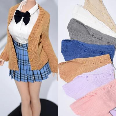 Scale Action GS Compatible with TBLeague Sexy Beautiful JK High School Shaggy Knit Cardigan Not Include Head and Other 1 Light [TOYBARJAPAN] 1/6